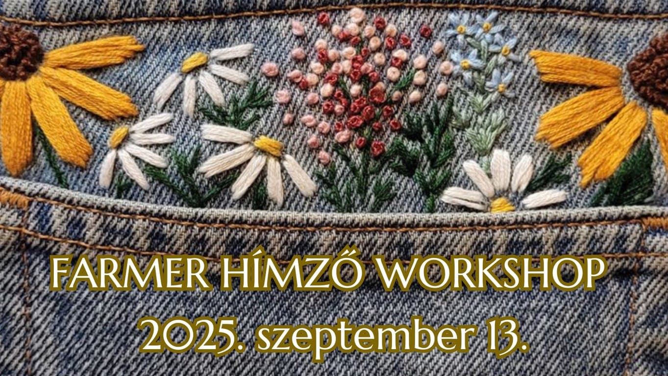 Farmer hímző workshop – virágokkal és méhecskékkel