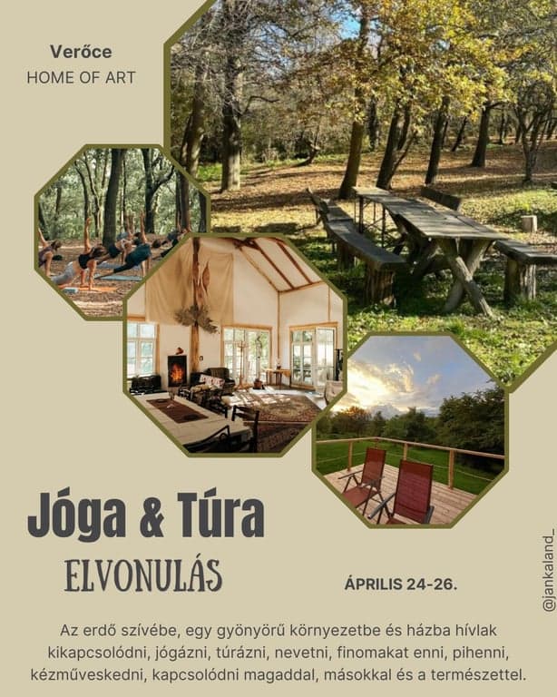 Jóga & Túra elvonulás az erdő szívében